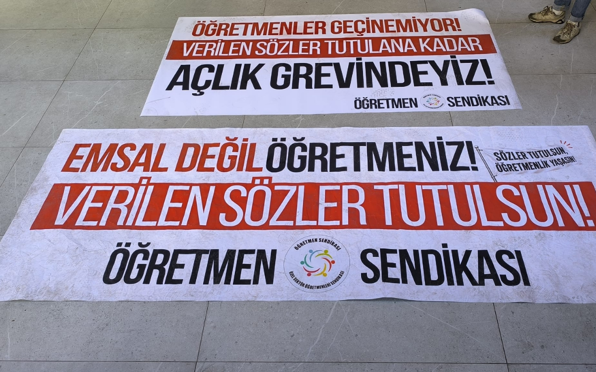 Öğretmenlerin açlık grevi 5. gününde: "Demokratik haklarımız ve insan onuru çiğnendi"