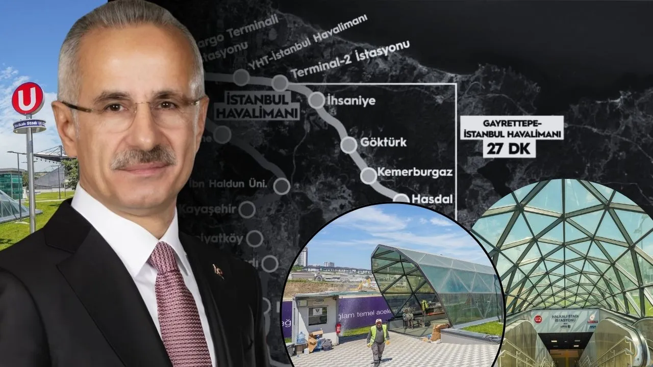Türkiye'nin en uzun metro ringi yarın hizmete açılıyor!