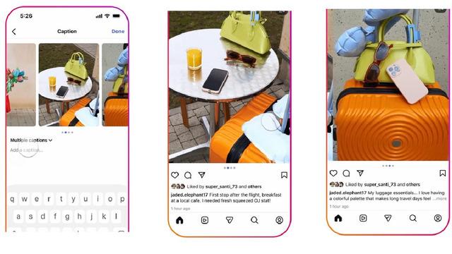 Instagram Kaydırmalı Gönderilere Çoklu Açıklama Ekleme Geldi