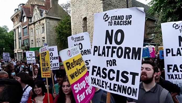 İngiltere: Tommy Robinson'ın Oxford Union konuşması protesto edildi, ifade özgürlüğü tartışıldı