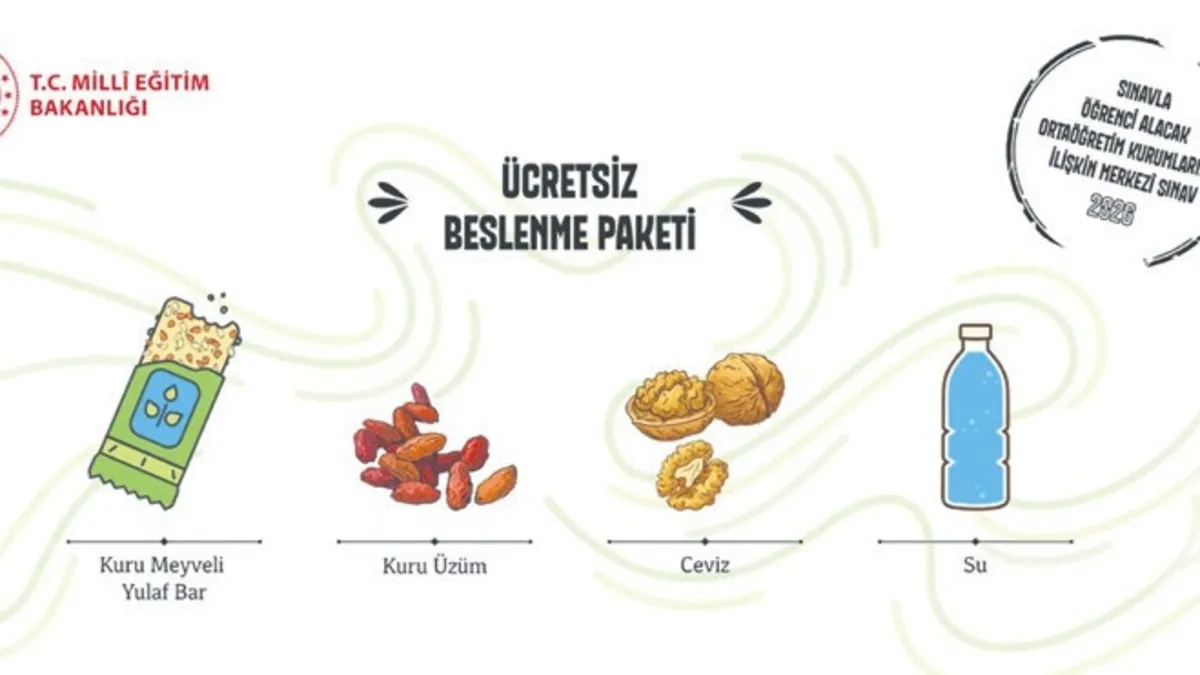 924 bin öğrenciye beslenme paketi
