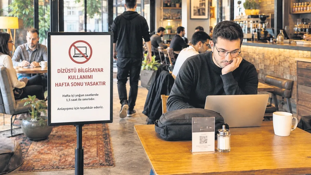 Kafelerde yeni dönem: Laptop yasağı ve süreli wi-fi dönemi başladı