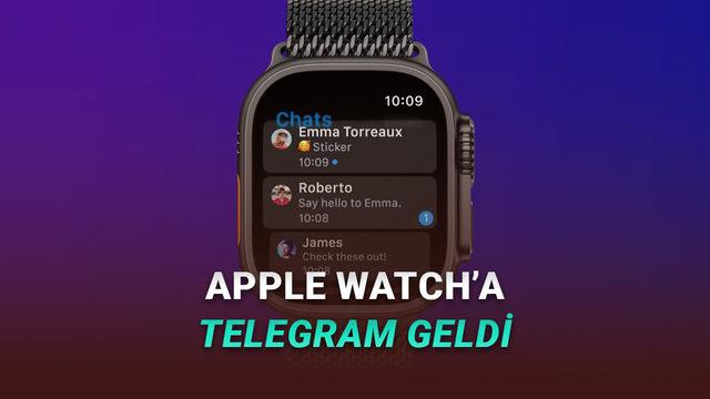 Apple Watch'a Telegram Geldi!