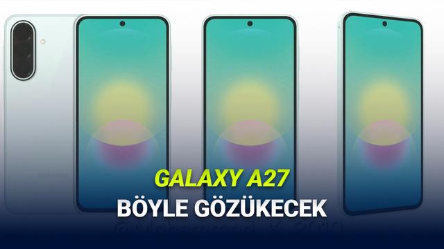 Samsung Galaxy A27'nin Tasarımı Sızdırıldı