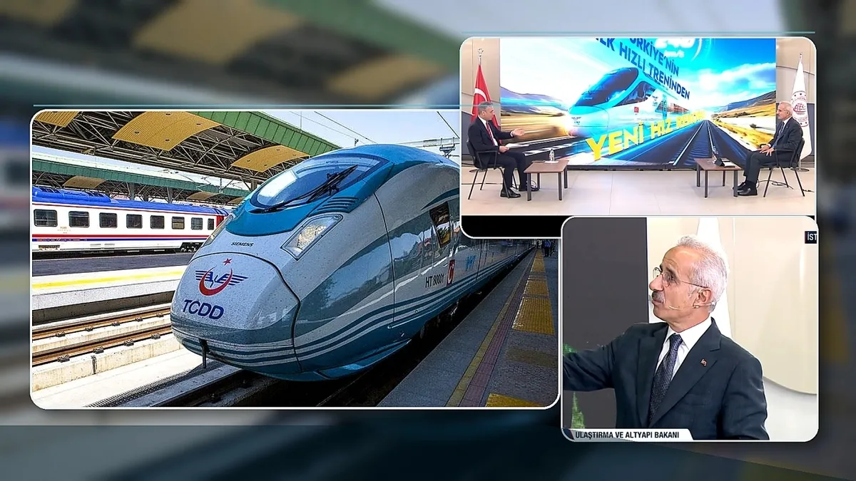 Türkiye'nin yerli elektrikli treni raylarda