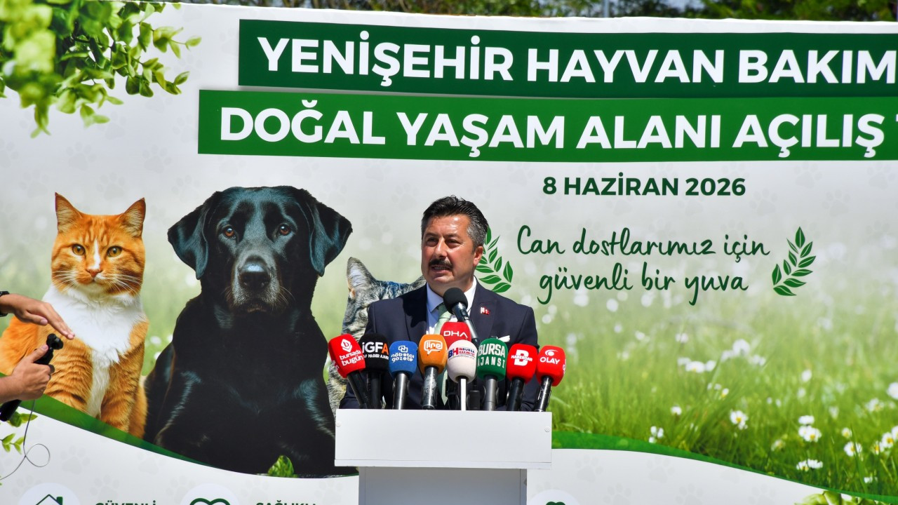 Yenişehir Hayvan Bakımevi ve Doğal Yaşam Alanı açıldı
