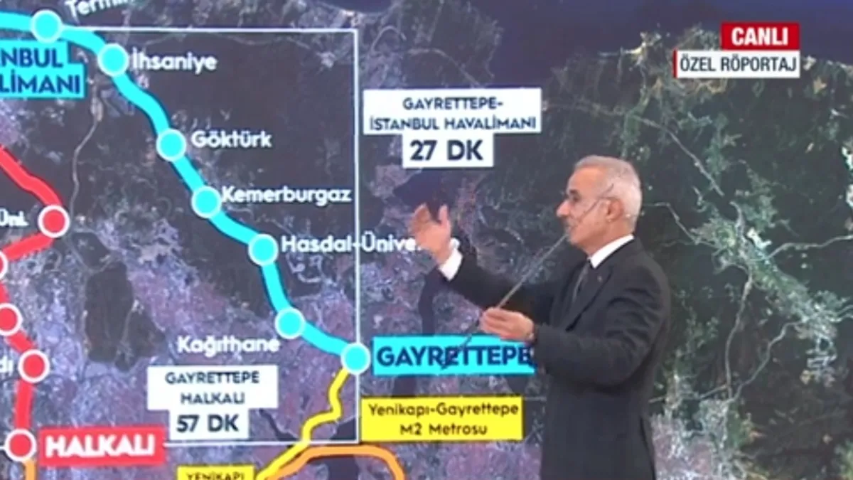 Saatte 225 km gidecek ilk yerli tren! Bakan Uraloğlu A Haber'de açıkladı