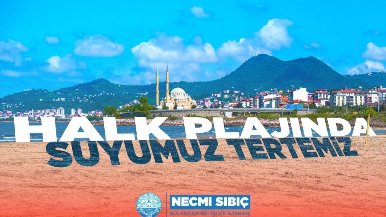 Bulancak plajlarında deniz suları temiz