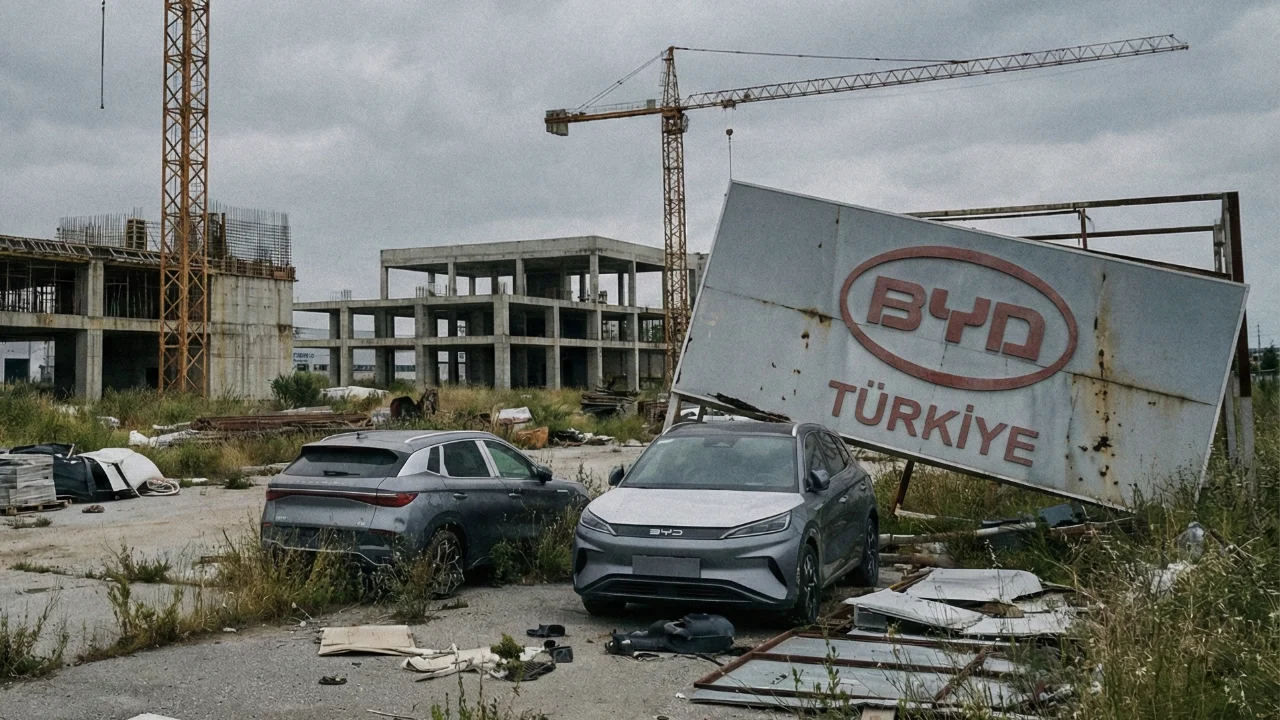 BYD Türkiye Fabrika Yatırımını Askıya Aldı