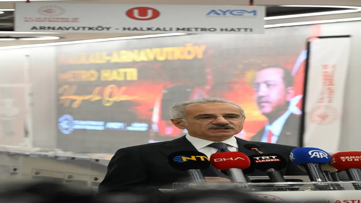 Bakan Uraloğlu: İstanbul için yeni metro projeleri yolda
