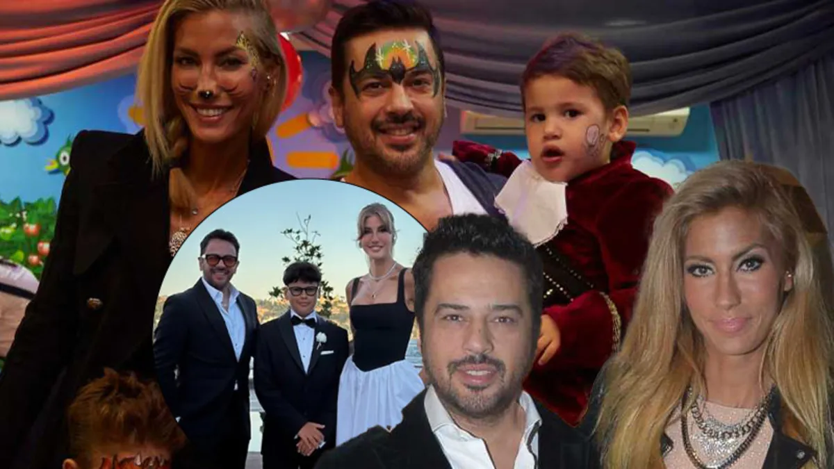 Çağla Şıkel ile Emre Altuğ’un oğlu Uzay mezun oldu! 2015'te boşanan eski eşler mezuniyette sırt sırta verip bakın nasıl eğlendi