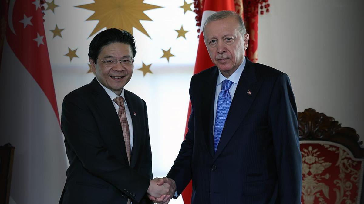 Cumhurbaşkanı Erdoğan, Singapur Başbakanı Wong'u kabul etti
