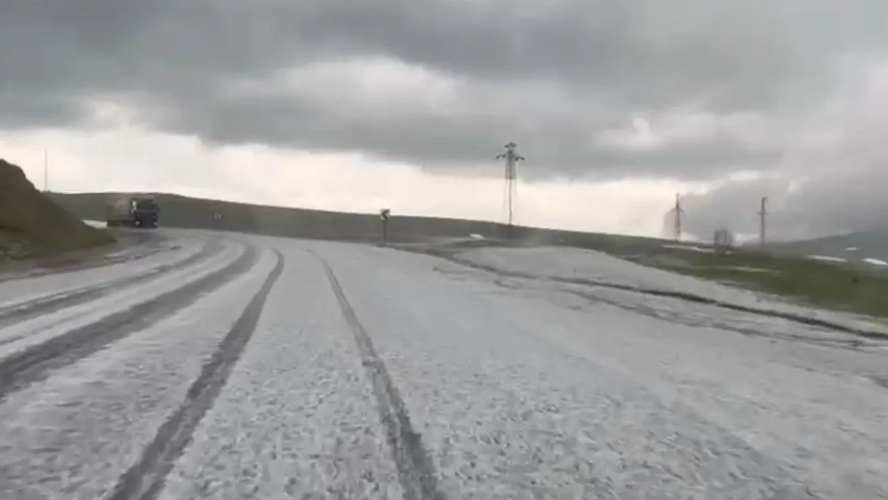 Haziran ortasında beyaza büründü!