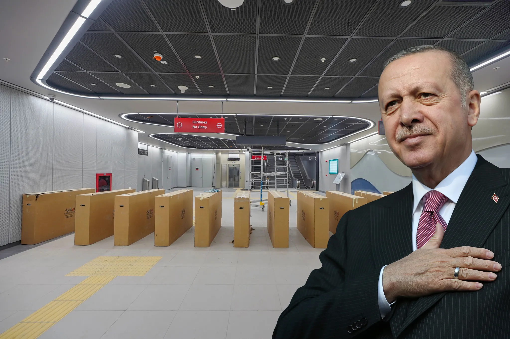 Türkiye Yüzyılı'na yakışır eser! Halkalı-İstanbul Havalimanı-Gayrettepe Metro Hattı açılış töreni