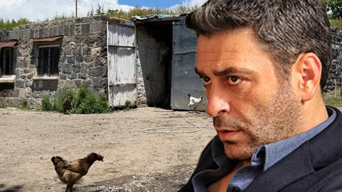 Tam 25 yıl sonra o taş duvarların önüne gitti! Ozan Akbaba Kars’taki doğduğu evi ziyaret etti