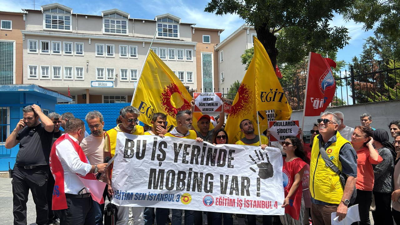 Eskişehir'de eğitimcilerden gözaltı tepkisi: 'Eğitim emekçilerinin talepleri bastırılarak değil, karşılanarak çözülür'