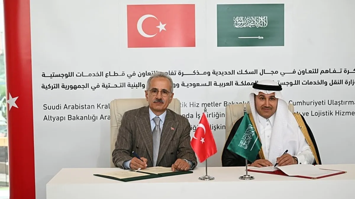 Suudi Arabistan ile ulaştırmada işbirliği