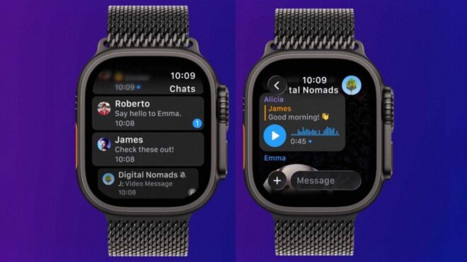 Telegram, yeni Apple Watch uygulamasını kullanıma sundu