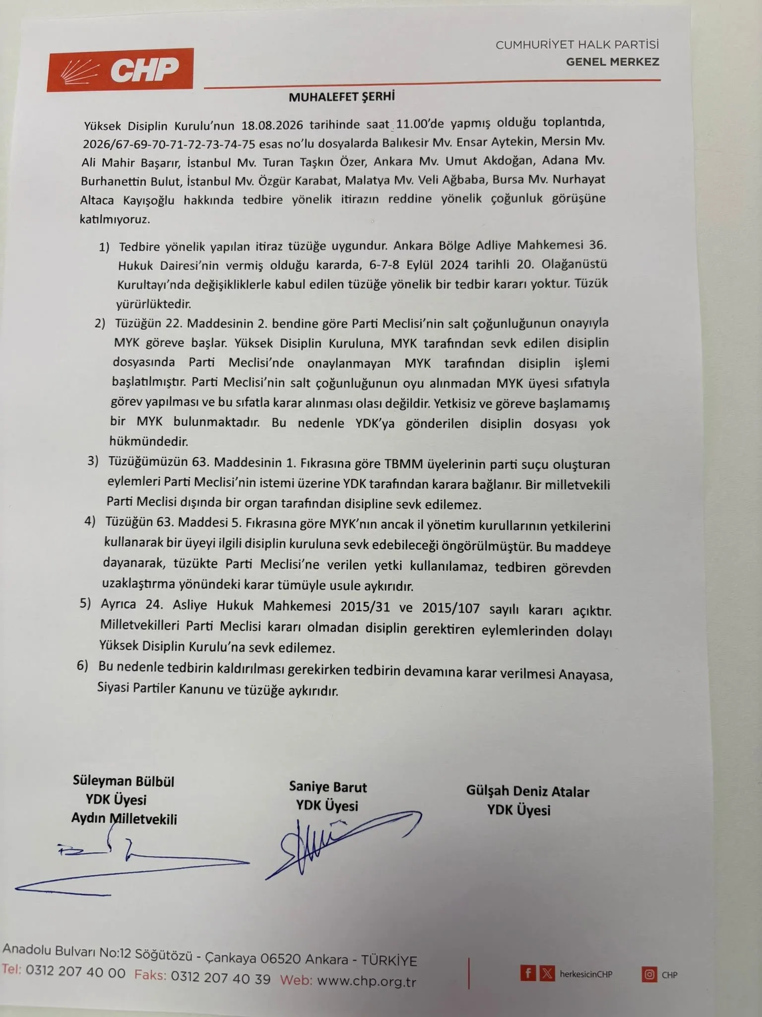 CHP'li Gökhan Günaydın hakkındaki tedbir kararı kaldırıldı