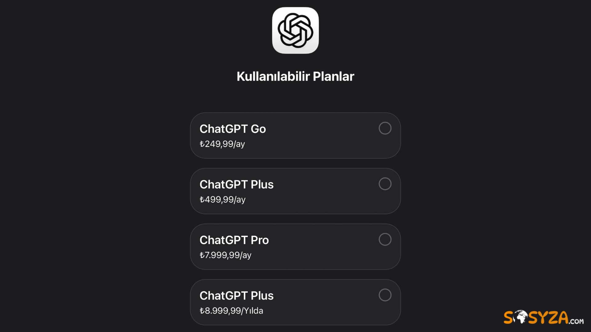 ChatGPT Go aboneliği Türkiye