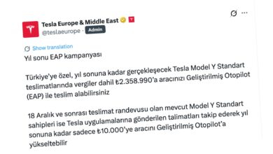 Tesla Türkiye, yıl sonu