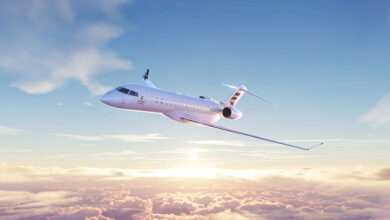 Dünyanın en hızlı iş jeti Bombardier Global 8000 hizmete girdi