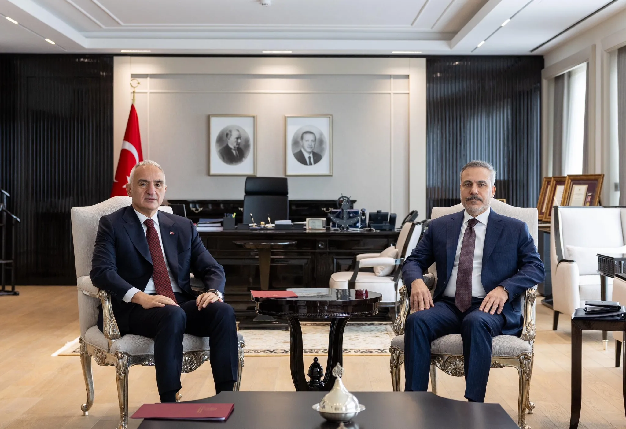 Bakan Fidan Turizm Bakanı Ersoy ile görüştü