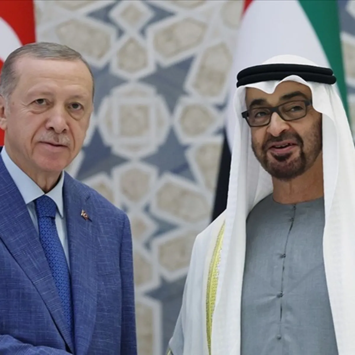 Başkan Erdoğan BAE Devlet Başkanı Al Nahyan görüştü