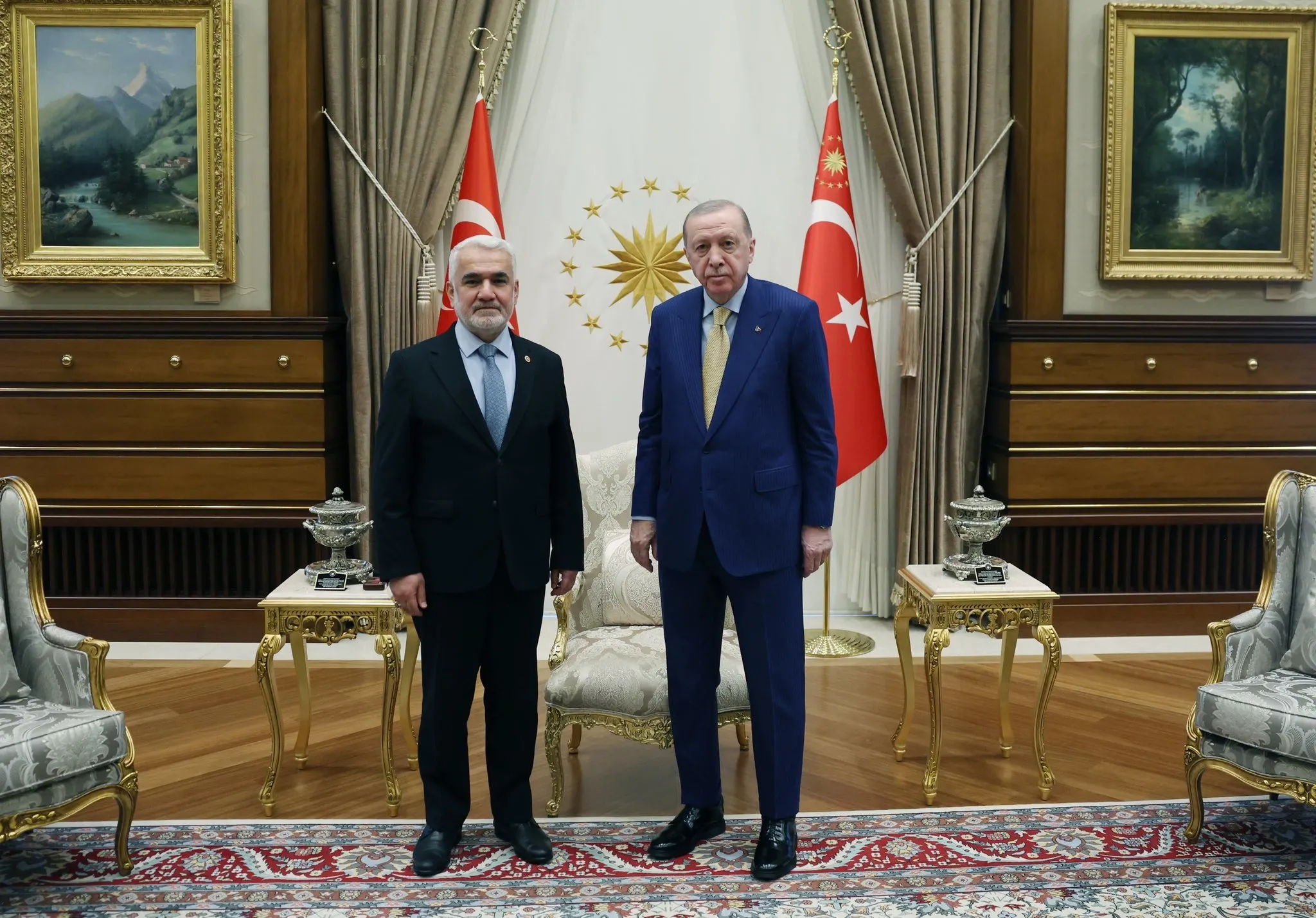 Başkan Erdoğan HÜDA PAR liderini kabul etti