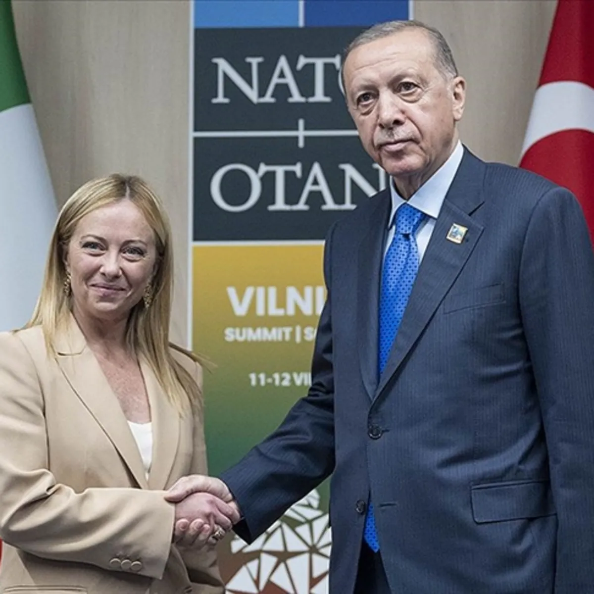 Başkan Erdoğan İtalya Başbakanı Meloni ile görüştü