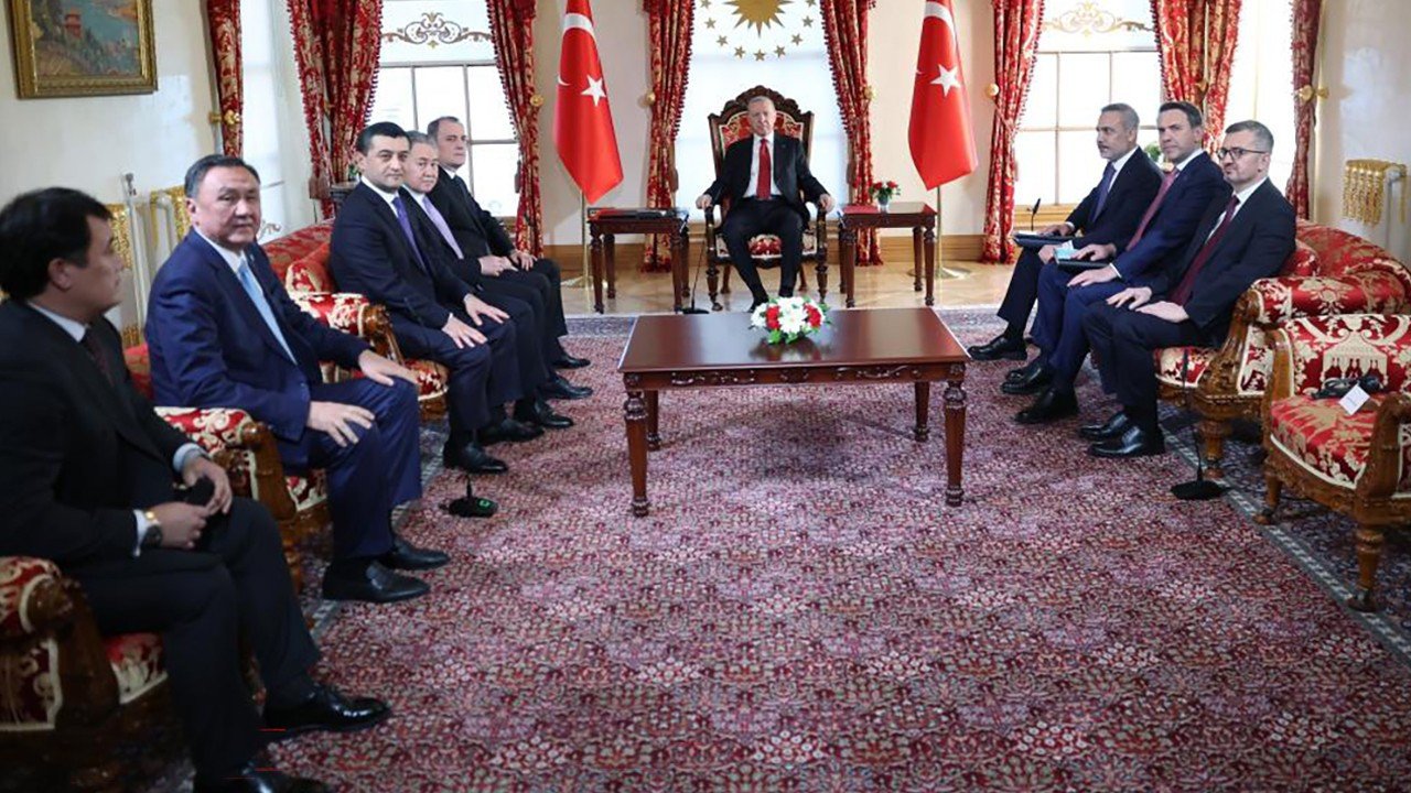 Erdoğan, Türk Devletleri Teşkilatı Heyetini Kabul Etti!