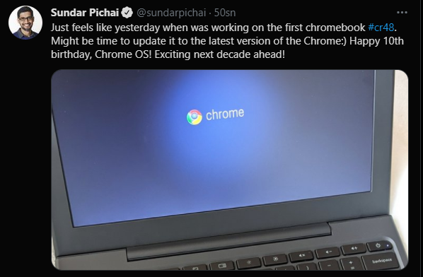 Chrome Os, Google